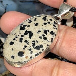 Dalmatian Jasper Pendant 2”